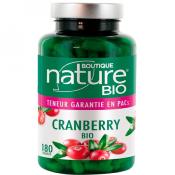 Cranberry bio - 180 gélules - Boutique Nature