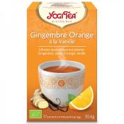 Gingembre orange vanille bio - Infusion 17 sachets - Yogi Tea