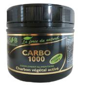 Charbon poudre activ carbo 1000, 150 gr
