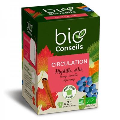 Infusion Circulation bio - 20 sachets - Bio Conseils