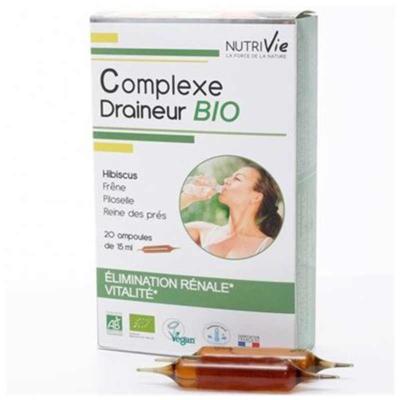 Complexe draineur bio - 20 ampoules - Nutrivie