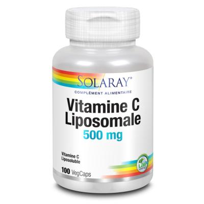 Vitamine C liposomale solaray 500 mg - 100 capsules