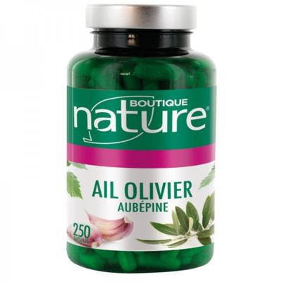 Ail olivier aubépine - 250 capsules - Boutique Nature