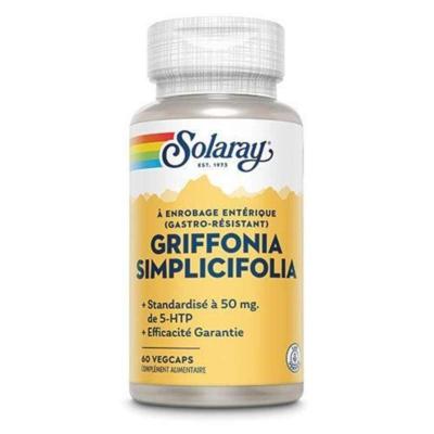 Griffonia simplicifolia 5 htp 50 mg - 60 capsules - Solaray