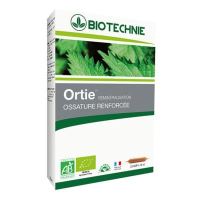 Ortie bio - 20 ampoules - Biotechnie
