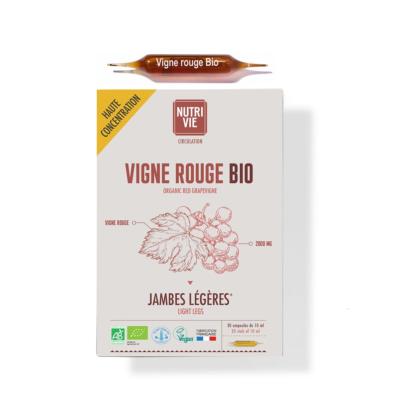 Vigne rouge bio - 20 ampoules