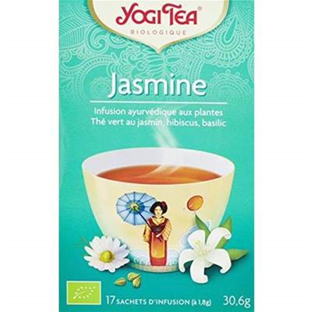 Yogi Tea bio Jasmine Thé vert jasmine 17 sachets Yogi Tea