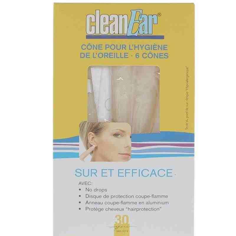 Bougie oreille nettoyante Cleanear 6 cônes