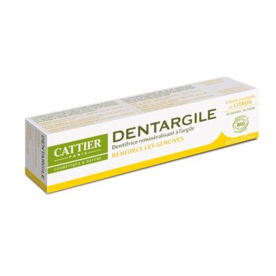 Dentifrice Dentargile citron bio et argile, 75 ml