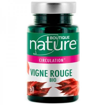 Vigne rouge bio - 60 gélules - Boutique Nature