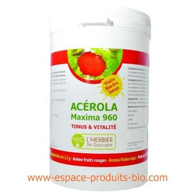 Acérola 960 vitamine C, 200 comprimés