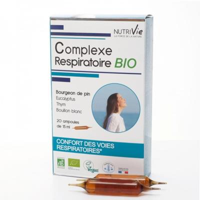 Complexe Respiratoire bio - 20 ampoules - Nutrivie