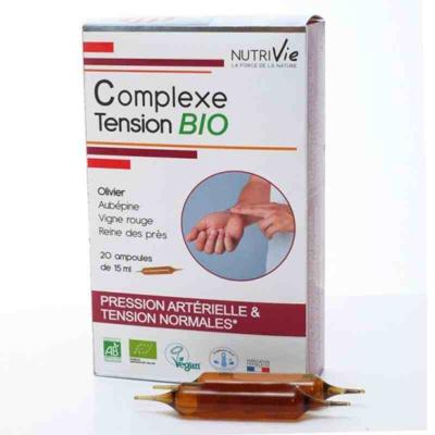 Complexe tension bio - 20 ampoules - Nutrivie