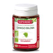 Ginkgo biloba bio - 80 comprimés - Superdiet
