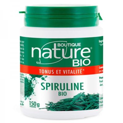 Spiruline poudre bio - 150 grammes - Boutique Nature