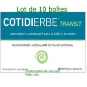 Cotidierbe transit - 10 boîtes de 45 comprimés - Specchiasol