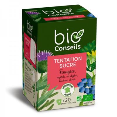 InfusionTentation Sucre bio - 20 sachets - Bio Conseils