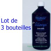 Silorga silicium organique - 3 bouteilles de 1 litre - Natulys Laboratoire