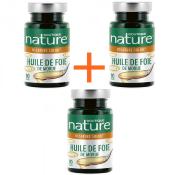 Huile foie de morue - 3 boîtes de 90 capsules - Boutique Nature