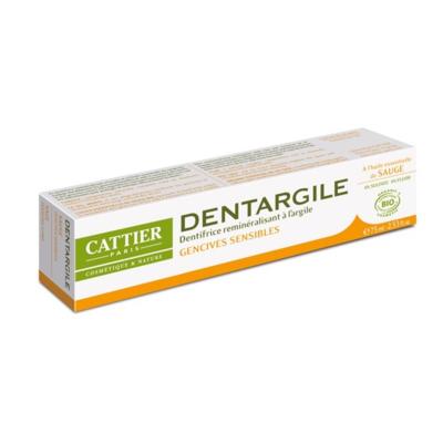 Dentifrice Dentargile sauge bio et argile, 75 ml