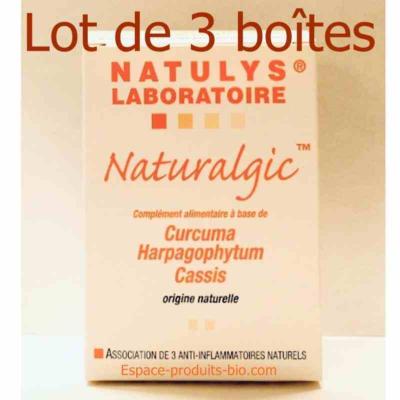Naturalgic - 3 boîtes de 60 gélules - Natulys Laboratoire