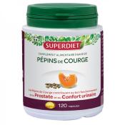 Huile de pépins de courge bio - 120 capsules - Superdiet