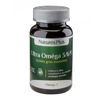 Ultra oméga 3 6 9 - 60 capsules - Nature's Plus
