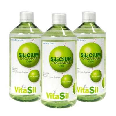 Silicium organique ortie buvable - 3x500 ml - Vitasil