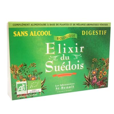 Elixir du Suédois bio sans alcool, 20 ampoules