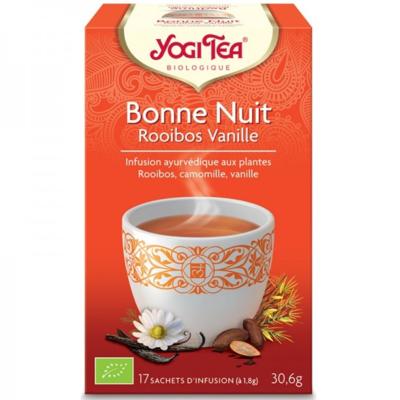 Bonne nuit rooibos vanille bio - Infusion 17 sachets - Yogi Tea
