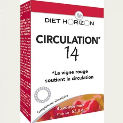 Circulation 14 - 45 comprimés - Diet Horizon