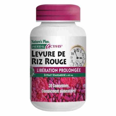 Levure de riz rouge action prolongée - 30 comprimés - Nature's Plus