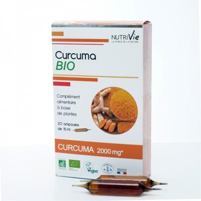Curcuma bio - 20 ampoules - Nutrivie