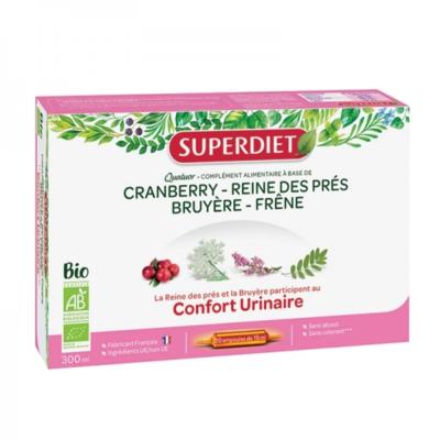 Quatuor confort urinaire bio -  20 ampoules - Superdiet