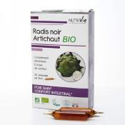 Radis noir artichaut bio - 20 ampoules - Nutrivie