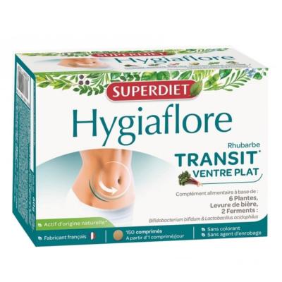 Hygiaflore transit ventre plat 150 comprimés - Superdiet