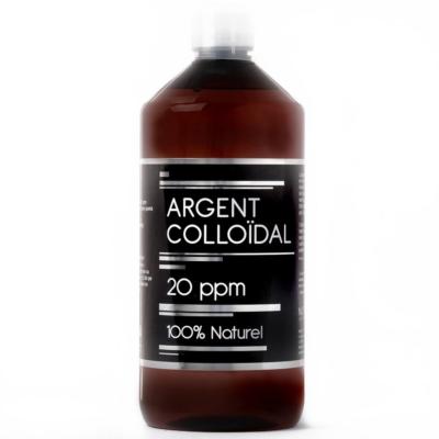 Argent colloïdal 20 PPM - 1 litre - Nutrivie