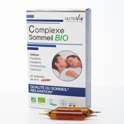 Complexe sommeil bio - 20 ampoules - Nutrivie