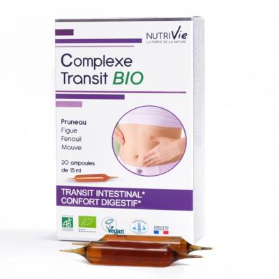 complexe transit bio 20 ampoules Nutrivie