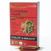 Complexe vitalit bio - 20 ampoules - Nutrivie