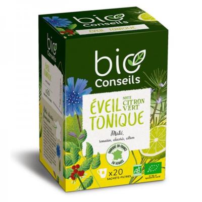 Infusion éveil tonique bio - 20 sachets - Bio Conseil