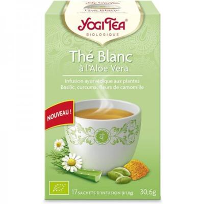 Thé blanc aloé véra bio - Infusion 17 sachets - Yogi Tea