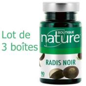 Radis noir - 3 botes de 90 glules - Boutique Nature