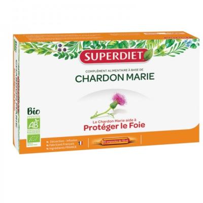 Chardon marie bio - 20 ampoules - Superdiet