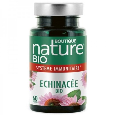 Echinacéa echinacée bio - 60 gélules - Boutique Nature