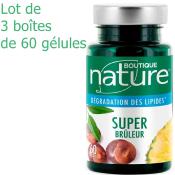 Super bruleur - 3 boîtes de 60 gélules - Boutique Nature
