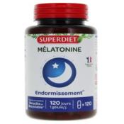 Mélatonine 1 mg - 120 gélules - Superdiet