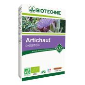Artichaut bio - 20 ampoules - Biotechnie