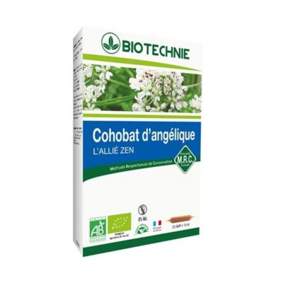 Cohobat d'angélique bio - 20 ampoules - Biotechnie
