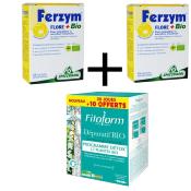 1 cure détox bio et 2 Ferzym flore plus bio  